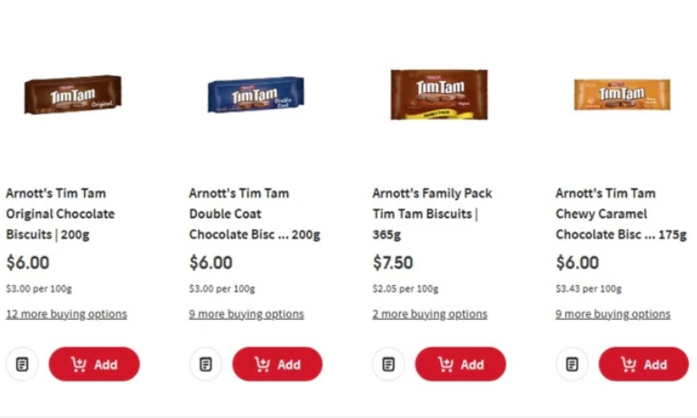 Tim Tams 饼干