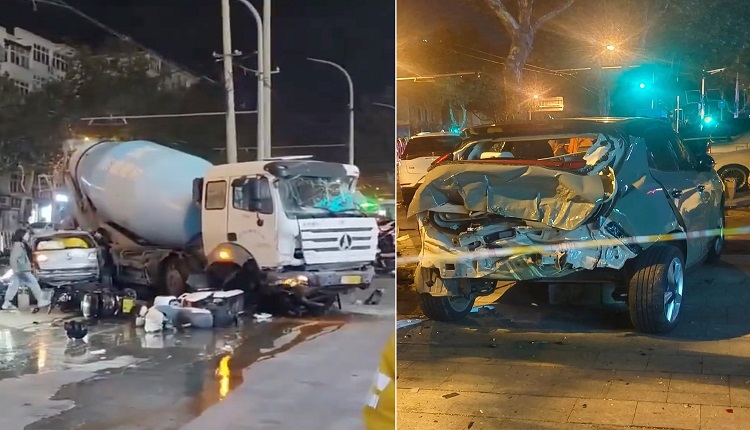 “共产党不让我活了！” 青岛司机逆向撞50多车